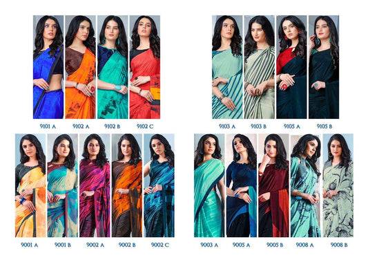 Buy Crystal Sushma Online Wholesale Designer Crape Saree